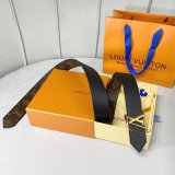 Louis Vuitton Signature Extra Long 35mm Belt Monogram Eclipse Canvas