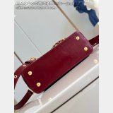 Louis Vuitton Capucines Burgundy Oil Wax M48865 Bag