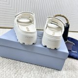 Prada Padded Nappa Leather Sandals