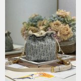 Top Quality Dior Montaigne Drawstring Bucket Mini Bag