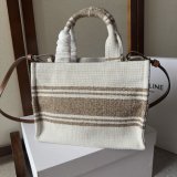 Duplicate Celine CABAS SMALL Canvas Tote Bag