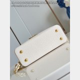 Louis Vuittons The Capucines Perfect M48865 Milky White Bag
