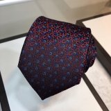 Hermes Replica Mens Silk Tie Geometric Pattern