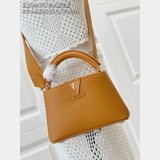 Louis Vuitton Capucines Mini Taurillon M23703 Luxury Bag