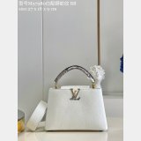 Louis Vuitton AAA Replica Designer Capucines Mini White M97980/M55921 Bag