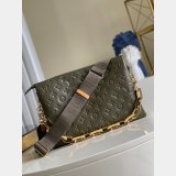 Quality Louis Vuitton Replicas Coussin Other Leathers M57782 Khaki Green