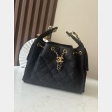 7 Star Best Replica Bags AS5293 Hobo Denim Black