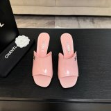 CC 26 Patent Calfskin Mules