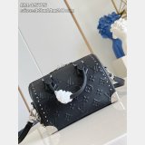 Louis Vuitton Speedy 20 Trunk Bag M14575 Luxury Black Perfect