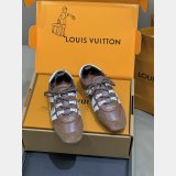 LV Sneakerina Leather and Suede