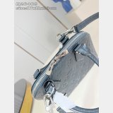 Louis Vuitton Alma BB Monogram Empreinte M26686 Shimmery Ink Women Bag