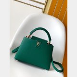 TOP LV CAPUCINES BB Taurillon Leather Handbag