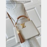 Louis Vuitton Fashion The Capucines M48865 Creamy Bag