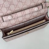Gucci 838151/826720 Replica GG Emblem Wallet On Chain Bag