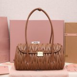 Miu Miu Matelasse Nappa Leather Shoulder Bag 5BD265