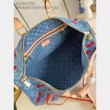 Louis Vuitton LV x TM M13875 Keepall Bandoulière 45 Monogram Denim New Bag