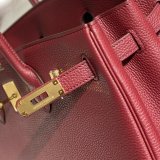 Hermes Birkin 35cm Togo leather Handbags Burgundy