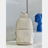 Louis Vuitton High Quality Designer Replica Avenue Sling M30443 Taiga Bag