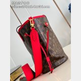 The Best Quality Louis Vuitton Neverfull M12708 Red Replica Bags