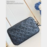 Louis Vuitton Pochette Kasai Pouch M14910 Luxury Monogram Shadow Black
