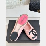 CC Quilted Leather Ballerinas Women Shoes