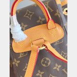 UK Louis Vuitton Best Montsouris Backpack Mini M51137 Brown Canvas
