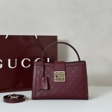 Gucci Padlock Medium Top Hhandle GG Leather 838992 Bag