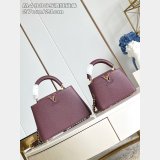 Louis Vuitton Perfect Best Capucines M48865 Burgundy Chain Bag
