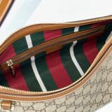 Gucci Luxury 847449 GG Emblem Medium Shoulder Bag