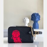 Louis Vuitton High Quality Replica M58515 LVxNBA Cloakroom Dopp Kit Travel Black