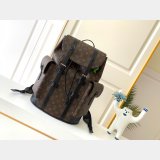 Louis Vuitton M43735 Christopher PM Monogram Macassar Canvas in Brown
