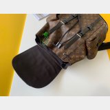 Louis Vuitton M43735 Christopher PM Monogram Macassar Canvas in Brown