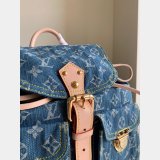 Louis Vuitton High Quality Designer Replica M44460 Denim Dackpack Bag