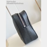 Louis Vuitton Pochette Kasai M30939 Luxury Taiga Leather Black