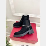Valentino Rockstud Suede Ankle Boot