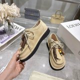 Top loewe Faro lace-up in suede calfskin