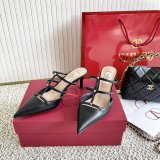 Valentino Runway Garavani Leather Mules