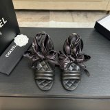 CC 26 Lambskin And Silk high heel Sandals