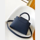 TOP LV CAPUCINES BB Taurillon Leather Handbag