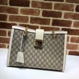 Replicas Gucci Padlock medium GG shoulder bag 479197