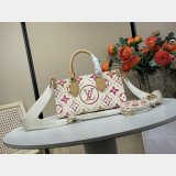 Louis Vuitton Inspired News OnTheGo East West M25318 UK Coral Bag