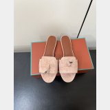 Loro Piana Summer Charms Sandal Suede Goatskin