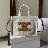 Duplicate Celine CABAS SMALL Canvas Tote Bag