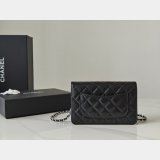Fashion AP4241 Chain Wallet Knockoff Black Bag