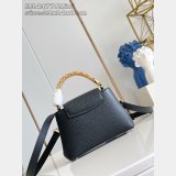 Louis Vuitton Capucines Mini M14177 Black Luxury Handbags