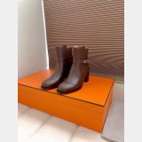 TOP Hermes Saint Germain ankle Leather boot