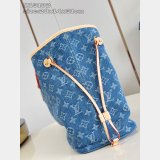 Louis Vuitton Perfect Neverfull MM Monogram Denim M13192 Bag