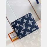 Inspired Brazza Multiple Pocket Organizer Zippy Wallet Vertical LV Bag