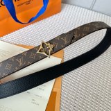 Cheap LV Flowergram 30mm Reversible Belt