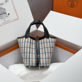 Designer Hermes Replica Picontin Lock 18CM Tote Bag